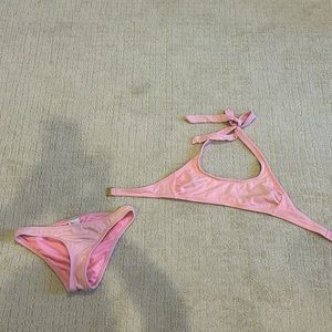 Target pink bikini set!!